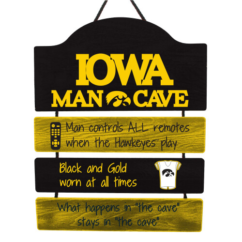 FOCO Iowa Hawkeyes NCAA 2018 Helmets Mancave Bord