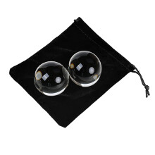DsJuggling 2 Pack 2.559 """" Tiszta akril rintkezsi zsonglorgmb kezdoknek - 65 mm kis gyakorlati labda