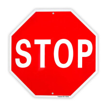 Enjoyist Stopbord Straat Langzaam Waarschuwing Reflecterende Borden 12""""x 12"""" 40