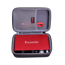 Xanad -sag til Focusrite Scarlett Solo eller 2i2 (3nd Gen) Audio Interface -Hard Eva Storge Bag