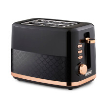 GEEPAS 2 Slice Bread Toaster with 7 Browning Levels Integrated