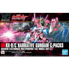 Bandai Hobby HGUC #222 Berttande Gundam C Pack Gundam NT 1/144 Vit/rd modell: BAS5056760