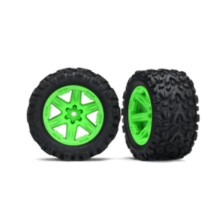 Traxxas 2.8" Zelená RXT kola s Talon Extreme pneumatikami (2WD zadní)