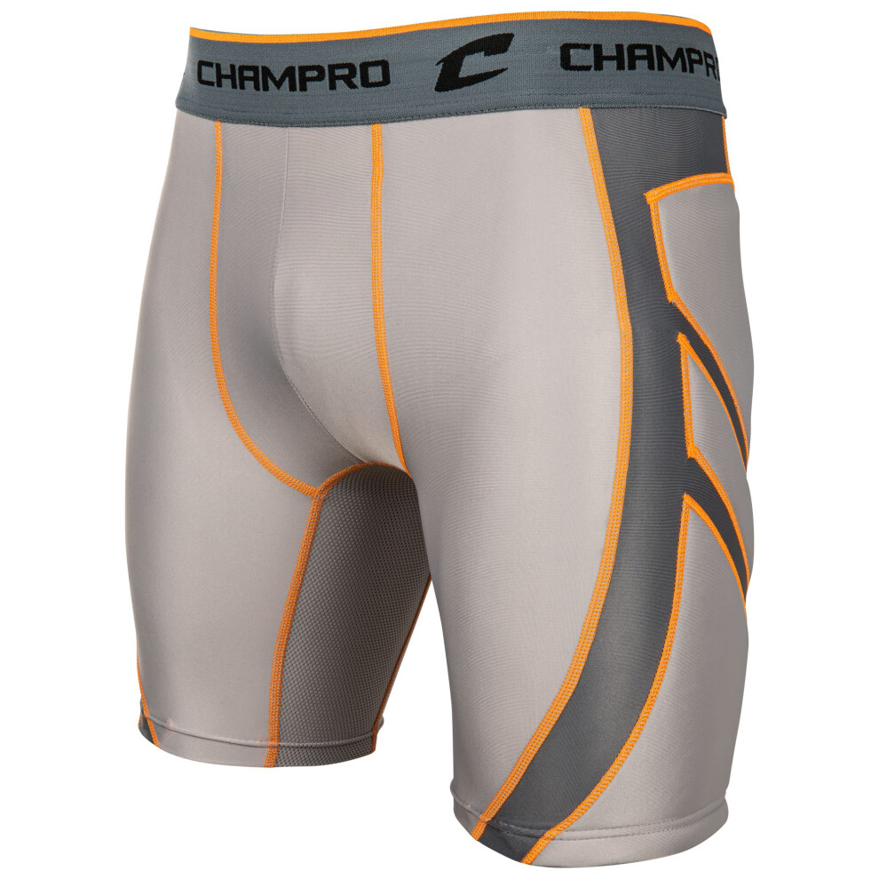 Kampro Champro Wind Up Compression Polyester/Spandex Sliding Short Adult Sma