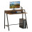 Homcom HOMCOM 2-Tier Storage Computer Workstation Metal Frame Rustic Brown 84cm 9