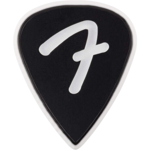 Fender Fender F Grip Κιθάρας Picks 351 Σχήμα, Μαύρο, 3-Πακέτο