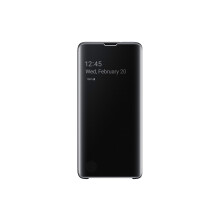 Samsung Galaxy S10 S-View Flip Case Schwarz
