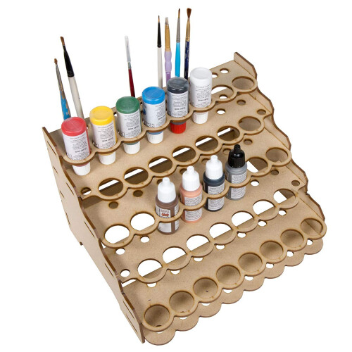 The Broken Token Modular Paint Rack με Θέσεις 26mm - Οργανωτής για Βαφές, Ποτήρια & Πινέλα