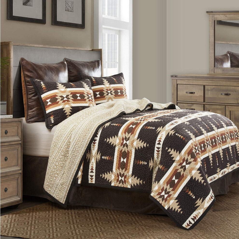 Paseo Road by HiEnd Accents Yosemite Western Bedding 2 Piece Quilt Set