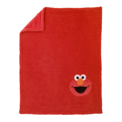 SESAME STREET Elmo Κόκκινη Μαλακή Μπλούζα Sherpa για Μικρούς με Απλικέ 1