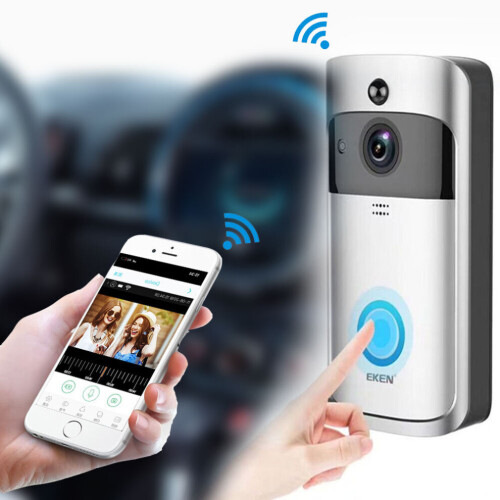 WiFi Wireless Video Doorbell Smart Phone Door Ring Intercom Home Security Camera 1