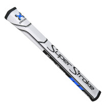 SuperStroke Traxion Pistol GT Tour Golf Putter Grip, Svart/Blå/Vit (Pistol GT 1.0 Tour)