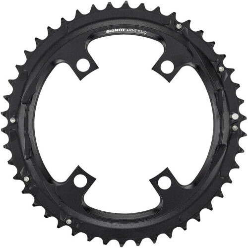 SRAM SRAM 11-Ταχυτήτων 46t 110mm Ασύμμετρο Δαχτυλίδι Αλυσίδας, Μαύρο