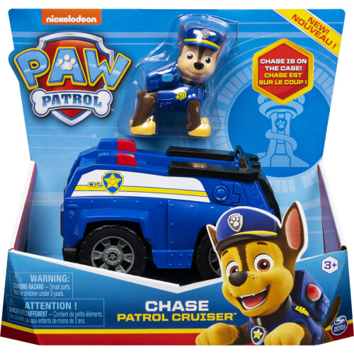 Paw Patrol Paw Patrol, Όχημα Chase με Συλλεκτική Φιγούρα, για Παιδιά 3+ 1