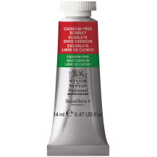 Winsor & Newton Profesjonalna akwarela 14 ml (0,47 uncji) tubka Szkarlatna bez kadmu