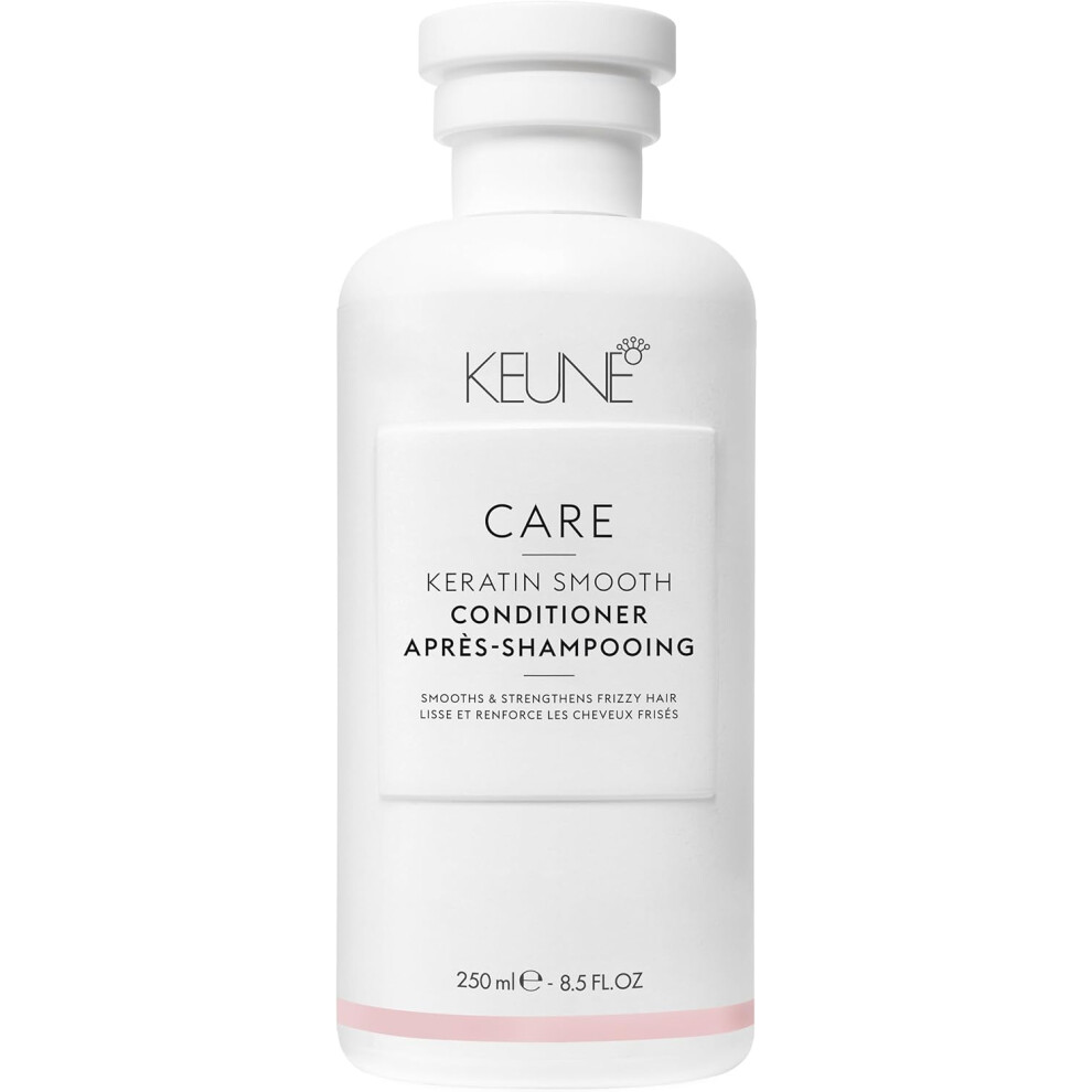 Keune Care Keratin Smoothing Conditioner 250Ml | Anti-Frizz, Hydrating & Strengthening For Dry, Damaged, Or Frizzy Hair