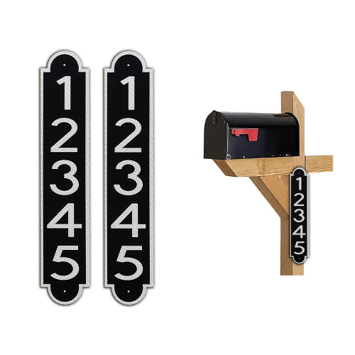 LIQWEI 10 vellen cijferstickers, wit, 8 cm, huisnummer, zelfklevend, 0 tot 9, waterdichte vinyl nummerstickers, weerbestendig, brievenbus, nummerstickers voor brievenbus, borden, huisnummers