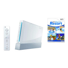 Wii console w Bonus Wii Sports Resort Wii MotionPlus Bundle (Renewed) - Refurbished