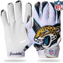 Franklin Sports Jacksonville Jaguars Manu?i pentru receptori de fotbal NFL pentru tineret - Manu?i pentru receptori pentru copii - Sigle ale echi