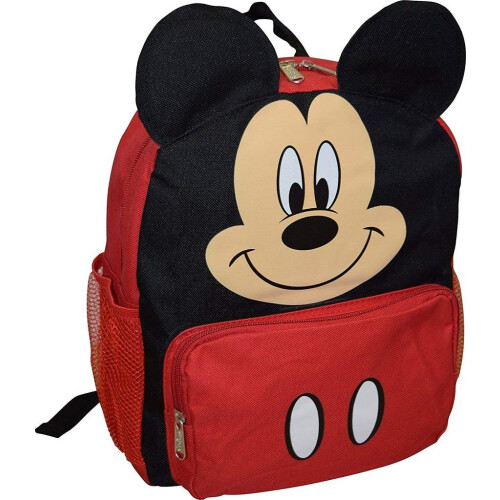 Disney Disney Mickey Mouse Μεγάλο Πρόσωπο Μικρός Αγόρι 10" Μικρή Τσάντα Πλάτης