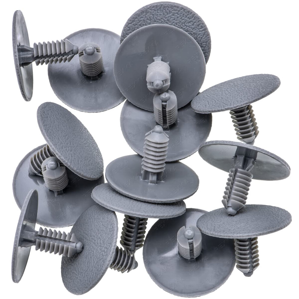 Rexka 15Pcs Headliner Clip Head Liner Retainer Nylon Rivet For N805315 742377993669