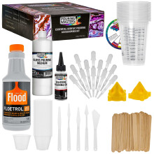 U.S. Art Supply - 1 Quart Floetrol Additive Pouring Supply Paint Mediu