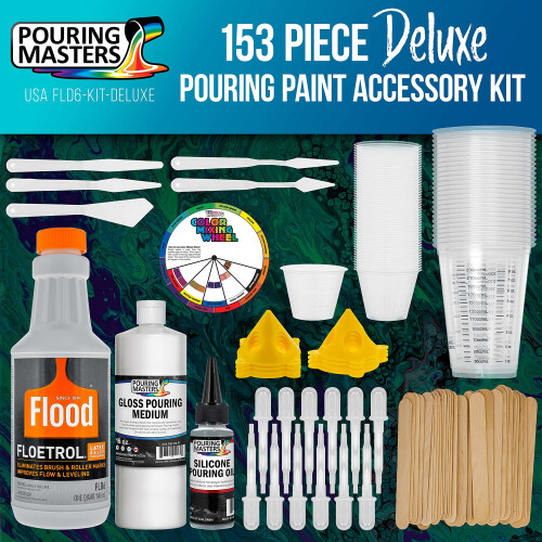 US Art Supply - 1 Quart Floetrol Additive Pouring Supply Farbmedium 1