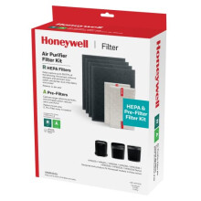 Paquete de Filtros HEPA Verdadero Honeywell para Purificadores HPA200