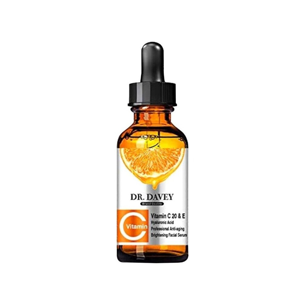 Dr. Davey Vitamin C Face Serum| Deeply moisturizes | - Multicolour Hydrating and Rejuvenating Skin Serum - 30ml