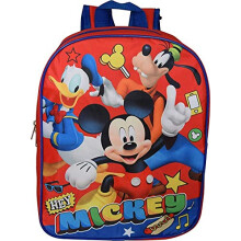 Σακίδιο Mickey Mouse 15" (Κόκκινο-Μπλε)