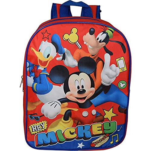 Disney Σακίδιο Mickey Mouse 15" (Κόκκινο-Μπλε)