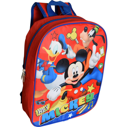 Disney Σακίδιο Mickey Mouse 15" (Κόκκινο-Μπλε) 1