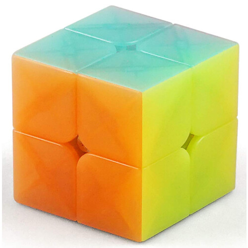 TANCH Speed Cube 2X2 Χωρίς Αυτοκόλλητα Διαφανής Μαγική Σφαίρα 1