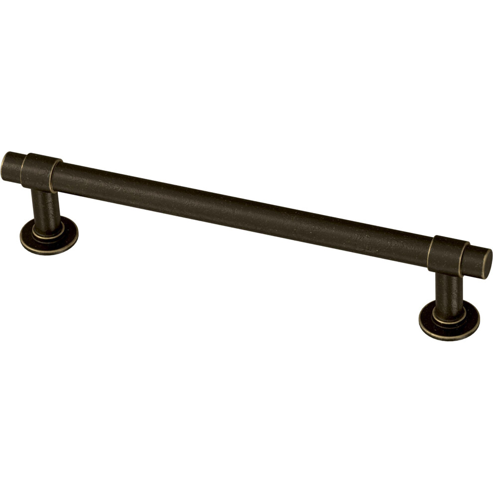 Poign   e de meuble Franklin Brass Warm Chestnut 5-1/16 po (128 mm) Poign   e de tiroir 1 paquet P29618-WCN-C
