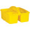 YELLOW PLASTIC STORAGE CADDY 1