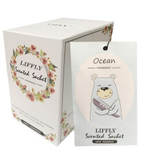 Liffly 14 Packs Ocean Socken psarvska fr lda och garderob Xmas gva 15 dofter Valfritt