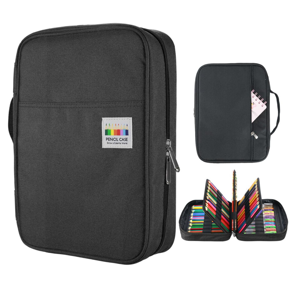 Trousse     crayons de couleur YOUSHARES 220 emplacements 145 emplacements pour stylos gel     colorier