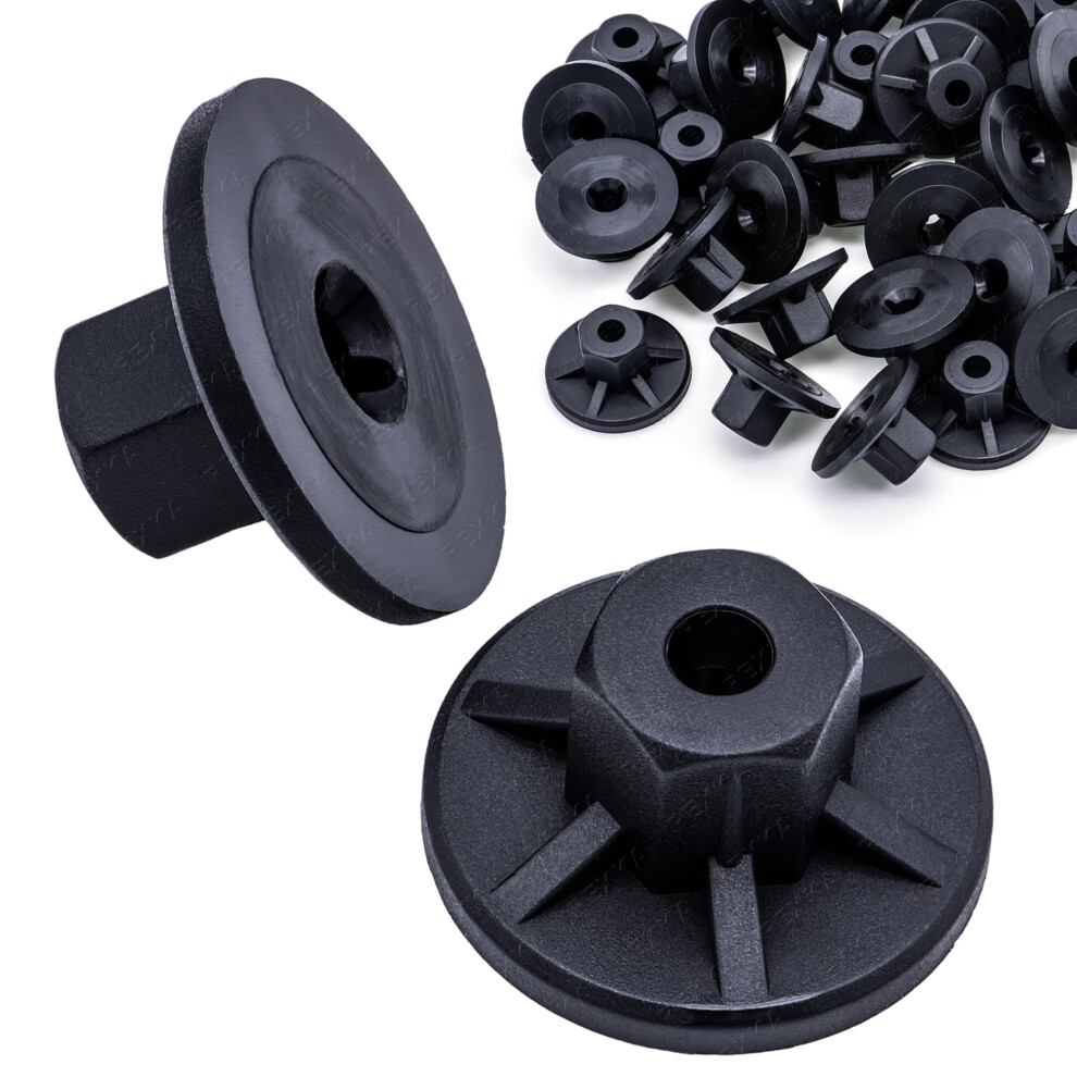 Rexka 30Pcs Fender Liner Splash Shield Under Cover Nut For Audi Volksw 742377993980