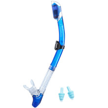 Supertrip t?r snorkel voksen dykning med st?nkbeskyttelse og topventil frigjort snorkling sv?mning snorkel til voksne ungdom