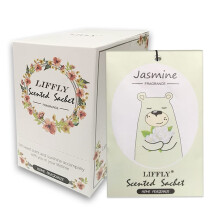 Liffly 14 Packs Jasmine Scented Pse Bag fr lda och garderob Xmas gva 15 dofter Valfritt