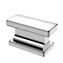 Alzassbg 10 Pack Polished Chrome Cabinet Knobs 1.46 Inch(37mm) Cabine