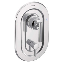 Moen T2900 Gibson Posi-Temp com Válvula de Transferência Embutida, Kit de Revestimento, Válvula Necessária, Cromado