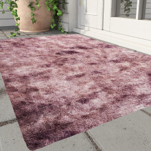 (80cm x 150cm (2ft 6" x 5ft)- Large Runner Rug/ Large Floor Mat) Pink Shaggy Non Slip Rugs Bedroom Livingroom Fluffy Carpet