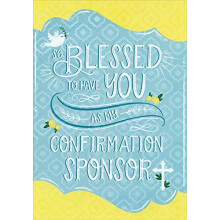 Ontwerper Groeten Geel met Blauwe Banner Bevestiging Sponsor Bedankt