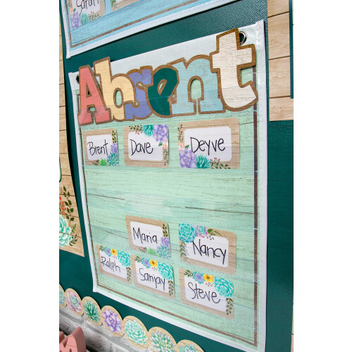 RUSTIC BLOOM NAME TAGS/LABELS 2