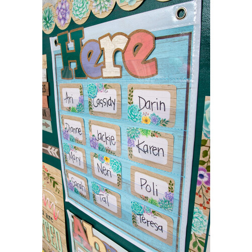 RUSTIC BLOOM NAME TAGS/LABELS 1