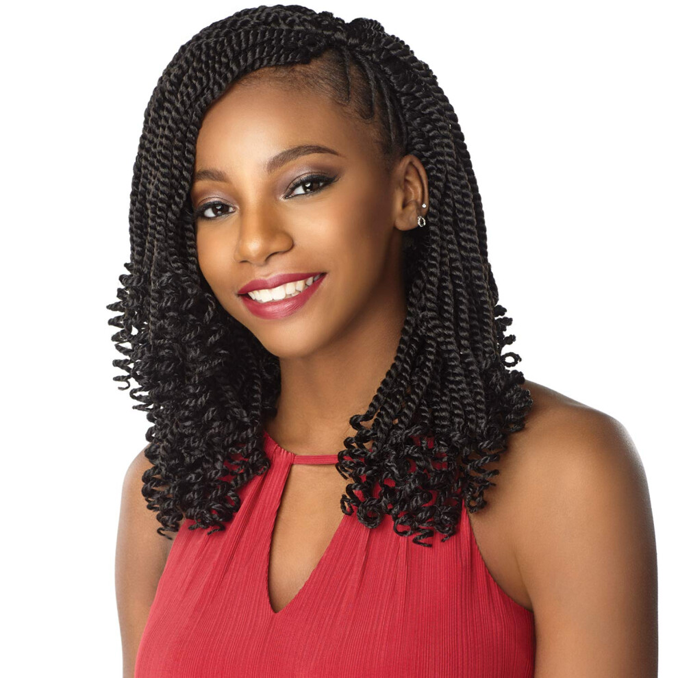 Lulutress Multi Pack Deals! Sensationnel Synthetic Hair Crochet Braids 3X Kinky Twist 12"" (5-Pack 30)