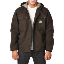Carhartt mens Bartlett Jacket (Big & Tall) Work Utility Outerwear, Dark Brown, 4X-Large Big Tall US