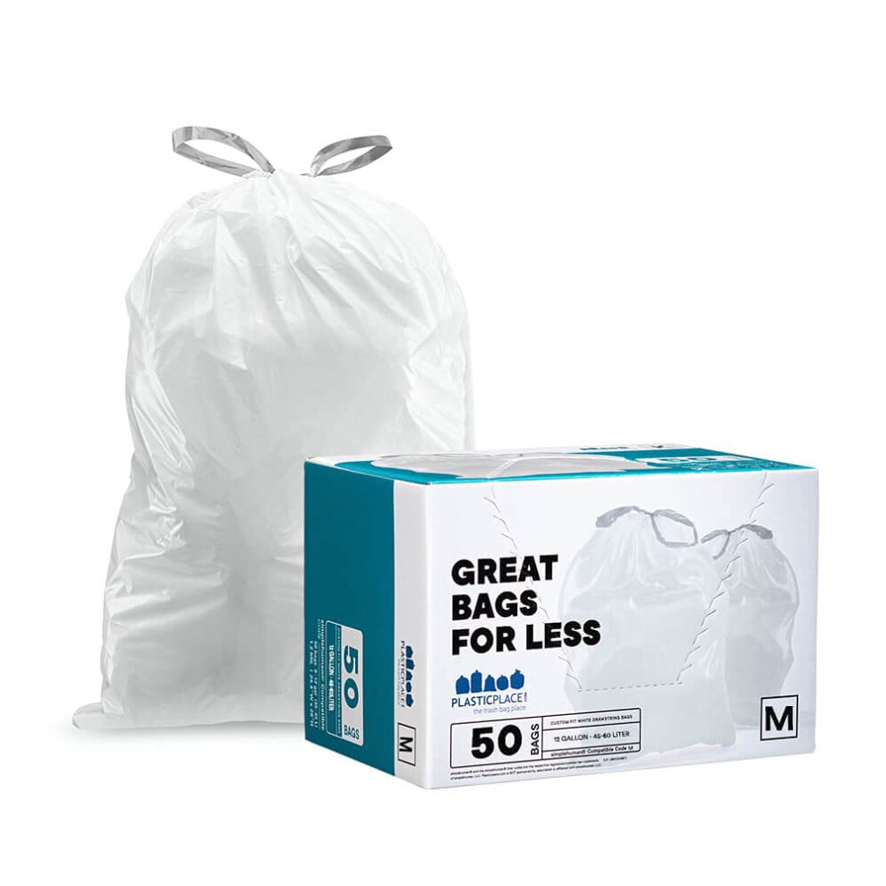 Plasticplace simplehuman (x) Code M Compatible (50 Count)
