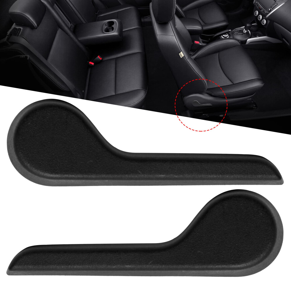 Seat Recliner Handle Lh Driver Side Rh Passenger Side Front Ebony For Chevy Gmc Pickup Truck Suv (Black) Black 788807310026